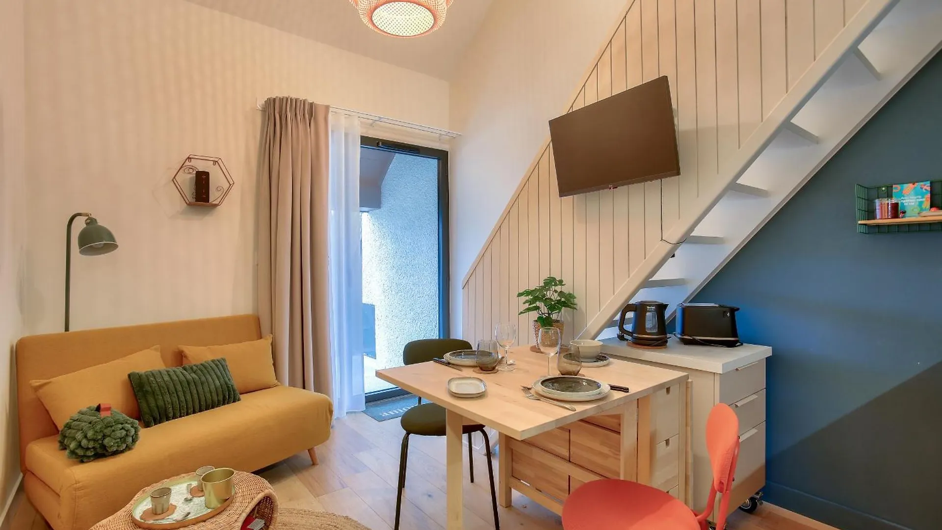 250M De La Plage - Charmant Studio 디나르